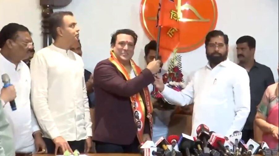 Govinda joins Eknath Shinde Sena Govinda joins Eknath Shinde Sena