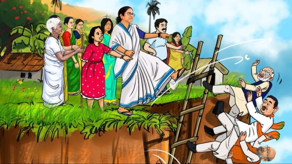 This exchange between TMC and BJP leaders comes ahead of the Lok Sabha elections 2024. This exchange between TMC and BJP leaders comes ahead of the Lok Sabha elections 2024.