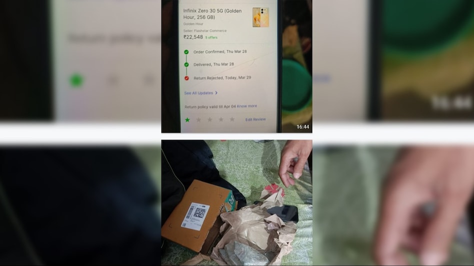 The customer ordered a phone worth Rs 22,548 on Flipkart. The customer ordered a phone worth Rs 22,548 on Flipkart.