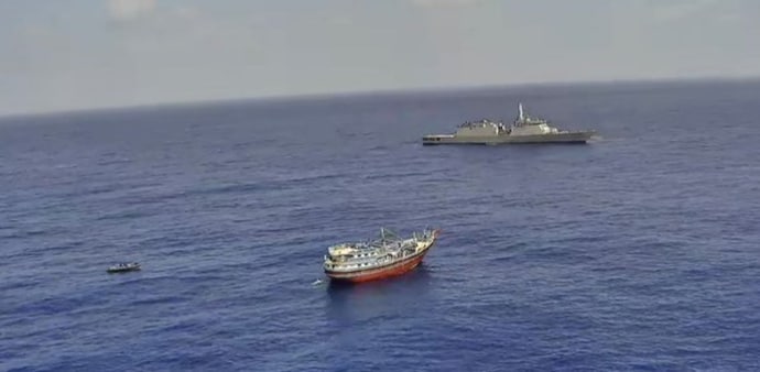 Indian Navy liberated an Iranian fishing vessel - the Al-Kambar 786 Indian Navy liberated an Iranian fishing vessel - the Al-Kambar 786