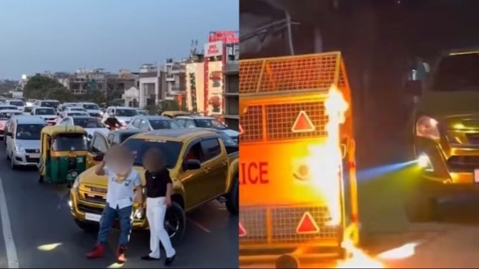 Pradeep Dhaka had uploaded videos of himself stopping the car purportedly on a flyover in Delhi's Paschim Vihar during rush hour. Pradeep Dhaka had uploaded videos of himself stopping the car purportedly on a flyover in Delhi's Paschim Vihar during rush hour.