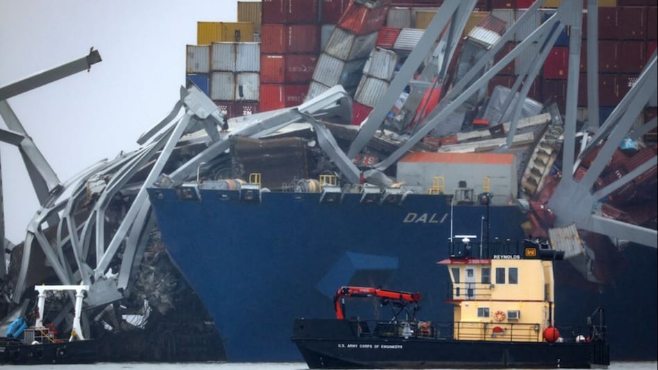 Baltimore bridge collapse: Indian crew on board to stay there till the investigation is complete Baltimore bridge collapse: Indian crew on board to stay there till the investigation is complete