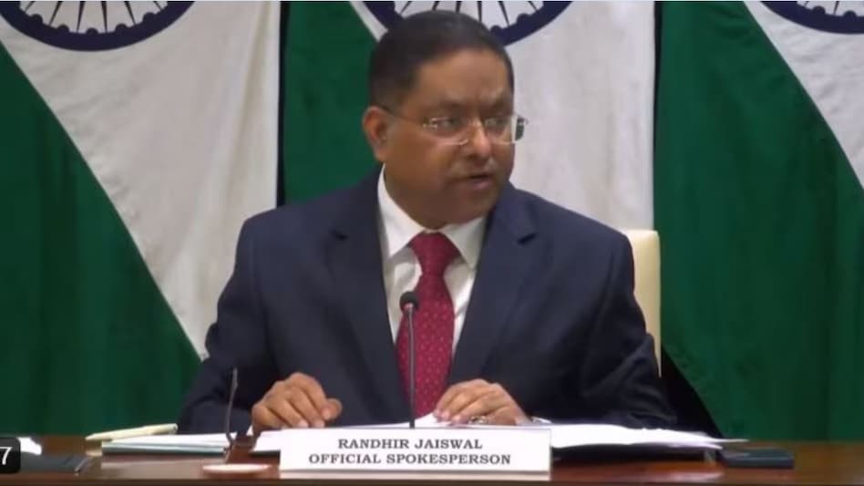 External Affairs Ministry spokesperson Randhir Jaiswal External Affairs Ministry spokesperson Randhir Jaiswal