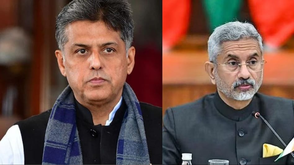 Tewari's criticism was triggered by Jaishankar's analogy during a statement where he questioned the validity of China's claim Tewari's criticism was triggered by Jaishankar's analogy during a statement where he questioned the validity of China's claim