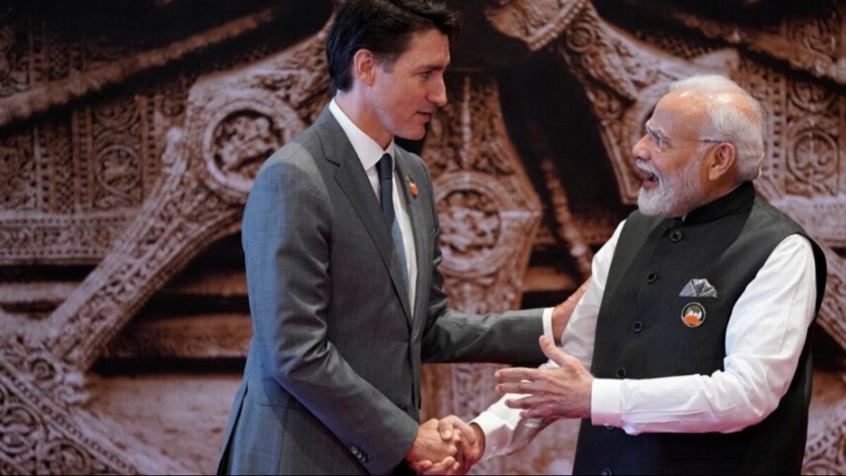 PM Narendra Modi and Canada primer Justin Trudeau at the G20 Summit in New Delhi last year. PM Narendra Modi and Canada primer Justin Trudeau at the G20 Summit in New Delhi last year.