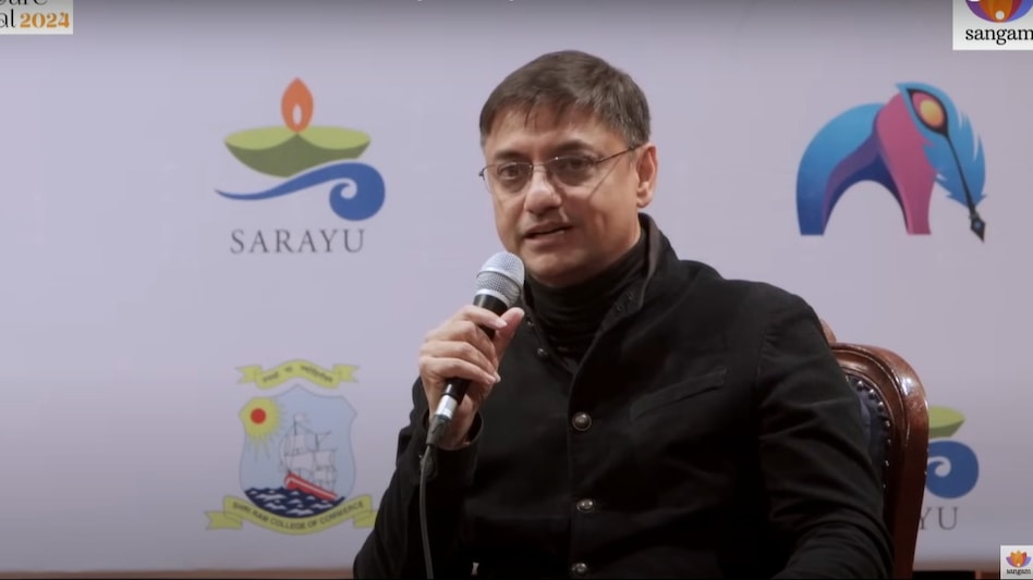 EAC-PM member Sanjeev Sanyal during a session at the Delhi University Literature Festival 2024 EAC-PM member Sanjeev Sanyal during a session at the Delhi University Literature Festival 2024