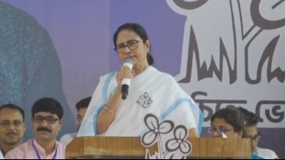 Chief Minister Mamata Banerjee, at an election rally in Dinhata in Bengal's Cooch Behar on April 12, hit back at BJP's allegations of the state becoming a "safe haven for terrorists" under her rule Chief Minister Mamata Banerjee, at an election rally in Dinhata in Bengal's Cooch Behar on April 12, hit back at BJP's allegations of the state becoming a "safe haven for terrorists" under her rule