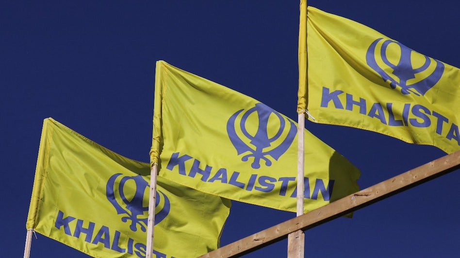 Khalistan flags Khalistan flags