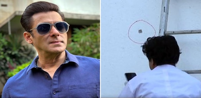 A bullet reportedly hit the first floor of the building where Khan resides A bullet reportedly hit the first floor of the building where Khan resides