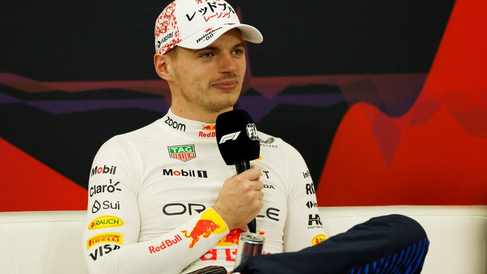 Formula One F1 - Japanese Grand Prix - Suzuka Circuit, Suzuka, Japan - April 7, 2024 Red Bull's Max Verstappen during the press conference after winning the Japanese Grand Prix REUTERS/Androniki Christodoulou Formula One F1 - Japanese Grand Prix - Suzuka Circuit, Suzuka, Japan - April 7, 2024 Red Bull's Max Verstappen during the press conference after winning the Japanese Grand Prix REUTERS/Androniki Christodoulou