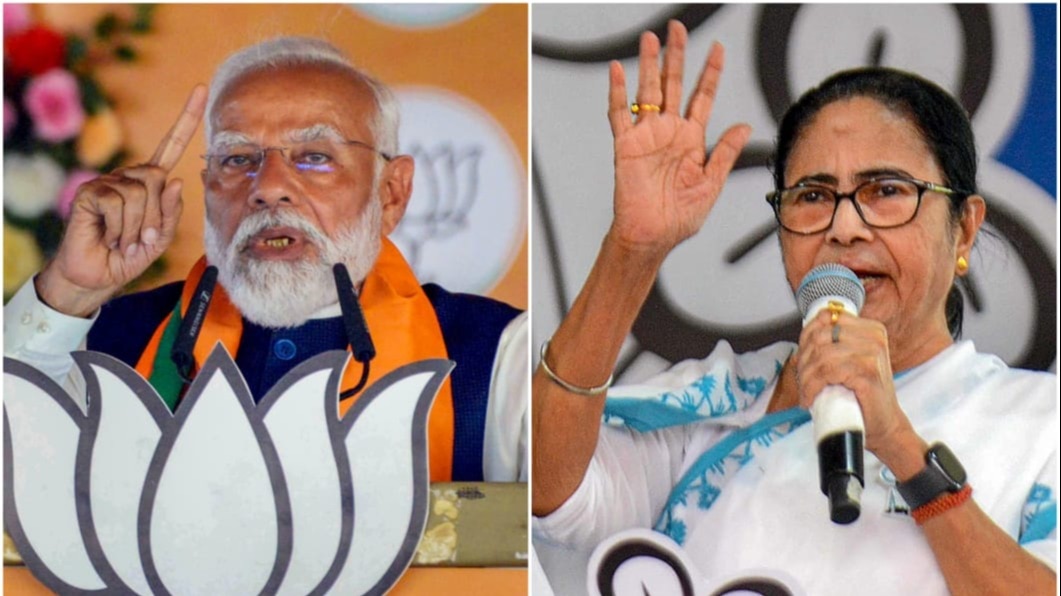 War of words erupted between PM Modi and Chief Minister Mamata Banerjee over Ram Navami celebrations in Bengal. War of words erupted between PM Modi and Chief Minister Mamata Banerjee over Ram Navami celebrations in Bengal.