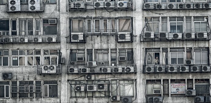Air conditioner units outside a building in New Delhi. Photo by ARUN KUMAR Air conditioner units outside a building in New Delhi. Photo by ARUN KUMAR