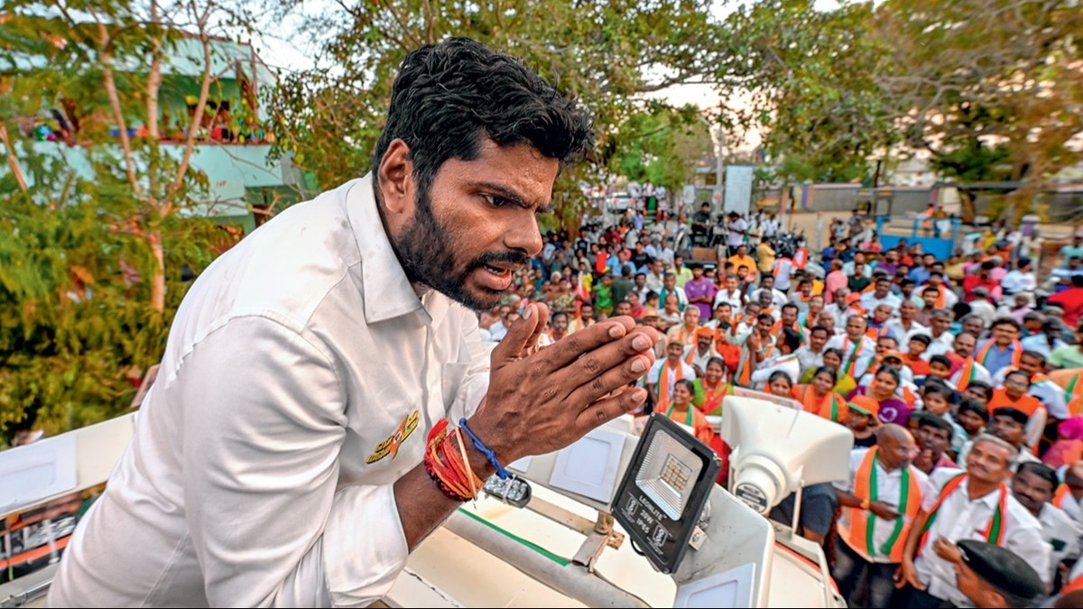 Under Annamalai, the BJP has moved away from its traditional approach of entering an alliance with the AIADMK to fight elections in the southern state Under Annamalai, the BJP has moved away from its traditional approach of entering an alliance with the AIADMK to fight elections in the southern state