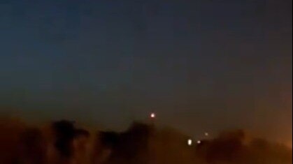 The semiofficial Fars news agency reported on the sound of explosions over Isfahan near its international airport. The semiofficial Fars news agency reported on the sound of explosions over Isfahan near its international airport.