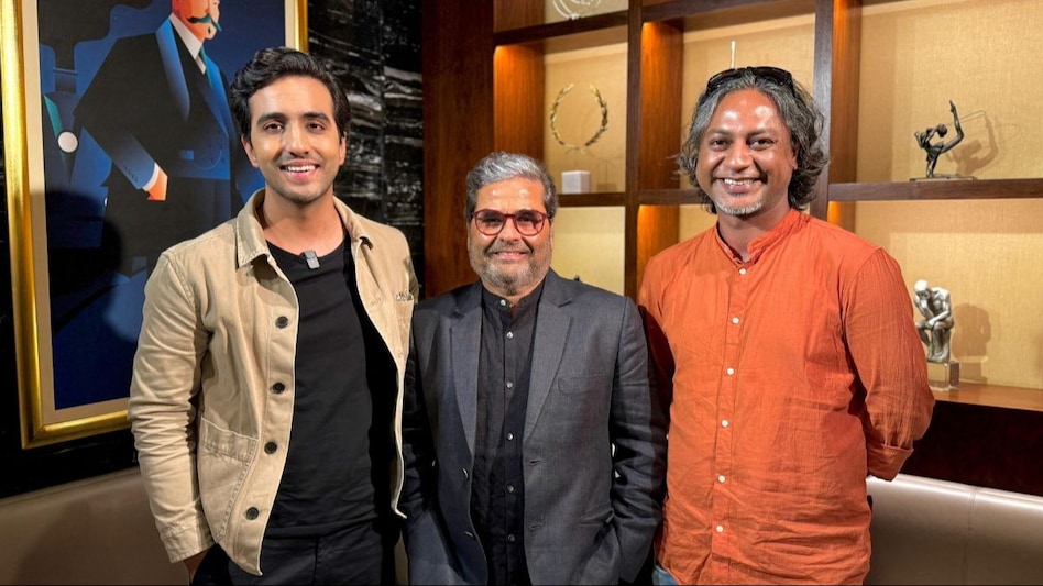 Popular filmmaker Vishal Bhardwaj along with Prateek Vats and Tech Today's Aayush Ailawadi Popular filmmaker Vishal Bhardwaj along with Prateek Vats and Tech Today's Aayush Ailawadi