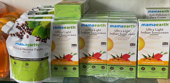 Mamaearth share price: The stock surged 4.47 per cent to hit a day high of Rs 403.55. Mamaearth share price: The stock surged 4.47 per cent to hit a day high of Rs 403.55.