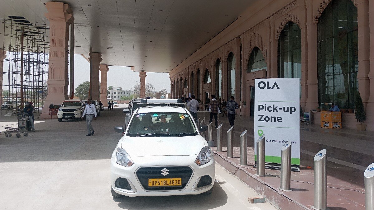 Ola Pickup Zone at Ayodhya Airport