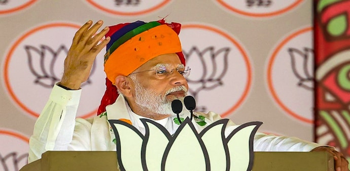PM Modi reiterates 'redistribution of wealth' claim in reference to Congress manifesto PM Modi reiterates 'redistribution of wealth' claim in reference to Congress manifesto