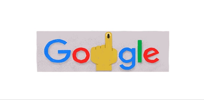 Google Doodle celebrates Lok Sabha elections 2024 Google Doodle celebrates Lok Sabha elections 2024