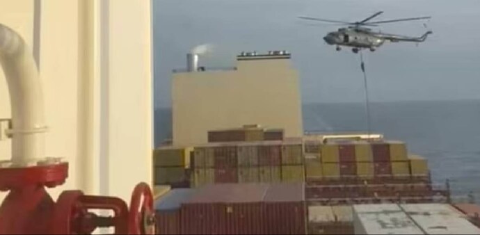 On April 18, India said one of the 17 Indian crew members had returned home and that the others were granted consular access. On April 18, India said one of the 17 Indian crew members had returned home and that the others were granted consular access.