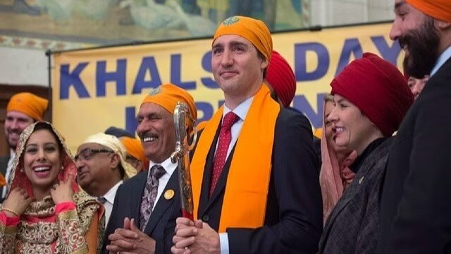 Pro-Khalistan slogans raised in presence of Trudeau on Khalsa Day event in Toronto