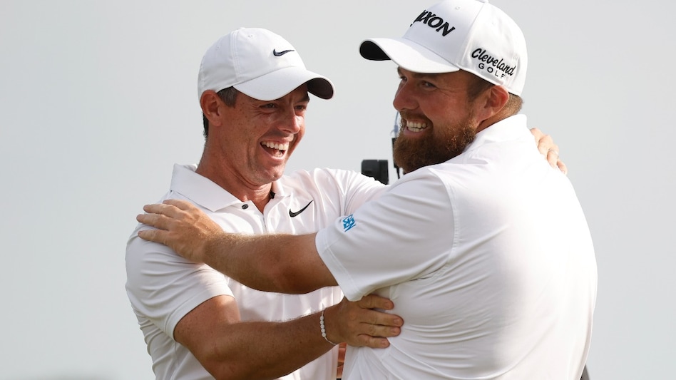 Rory McIlroy (left) and Shane Lowry celebrate their playoff victory at the Zurich Classic of New Orleans at TPC Louisiana on Sunday. Image courtesy PGA Tour/Getty Images. Rory McIlroy (left) and Shane Lowry celebrate their playoff victory at the Zurich Classic of New Orleans at TPC Louisiana on Sunday. Image courtesy PGA Tour/Getty Images.