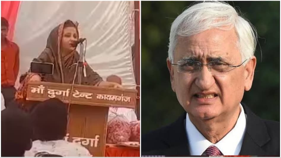 The BJP, however, attacked Khurshid, saying Mariam inherited her "radicalism and bigotry from none other than Salman Khurshid". The BJP, however, attacked Khurshid, saying Mariam inherited her "radicalism and bigotry from none other than Salman Khurshid".