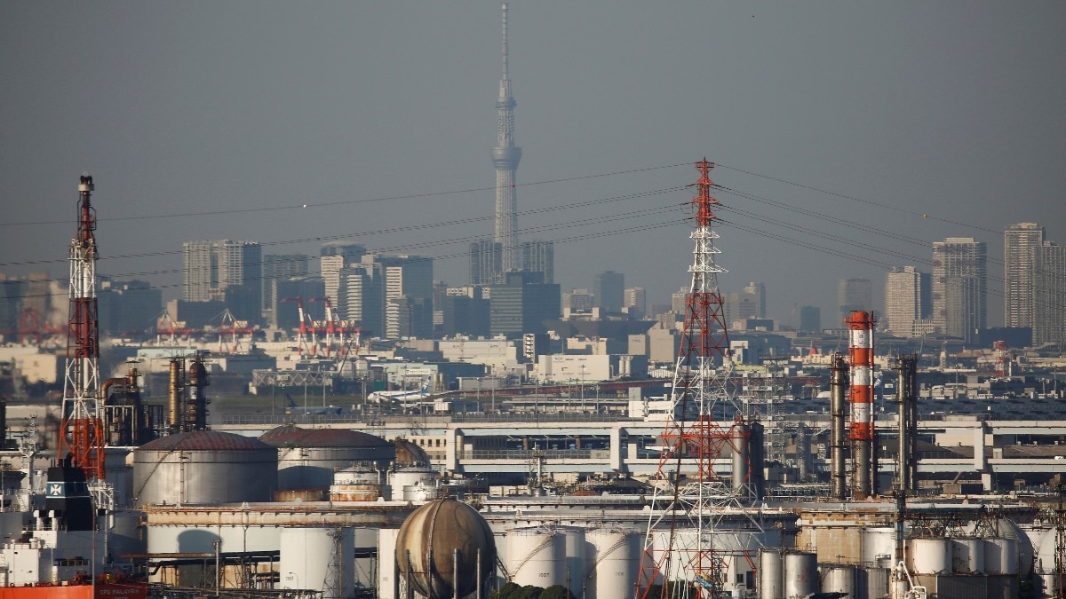 Japan's factory activity falls at a slower pace
