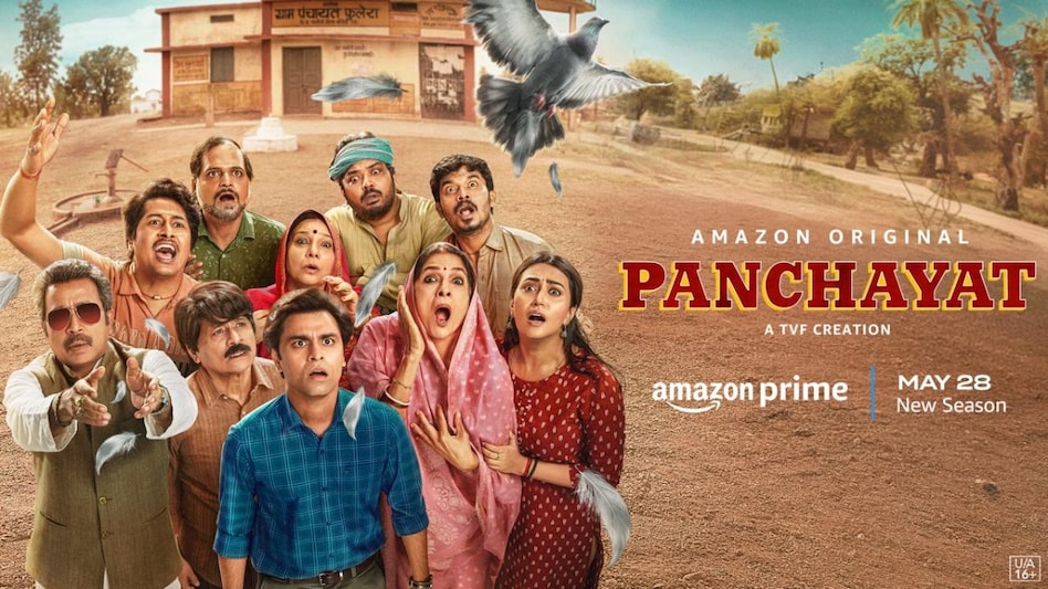 Amazon Prime Video previously shared stills from the Panchayat 3 sets Amazon Prime Video previously shared stills from the Panchayat 3 sets