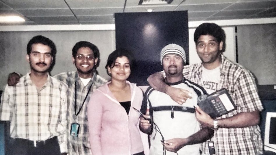 Nithin Kamath during his days as call centre employee Nithin Kamath during his days as call centre employee