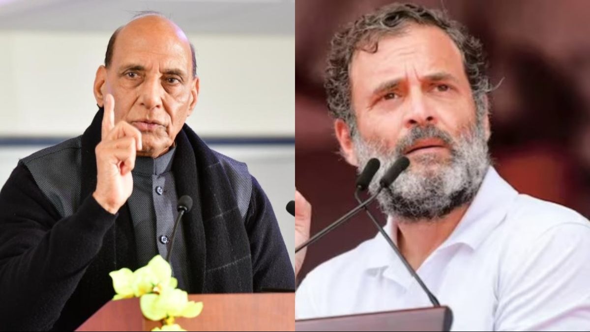 Rajnath Singh also stated that the Congress aims to instill fear and exploit the Hindu-Muslim divide for political purposes. Rajnath Singh also stated that the Congress aims to instill fear and exploit the Hindu-Muslim divide for political purposes.