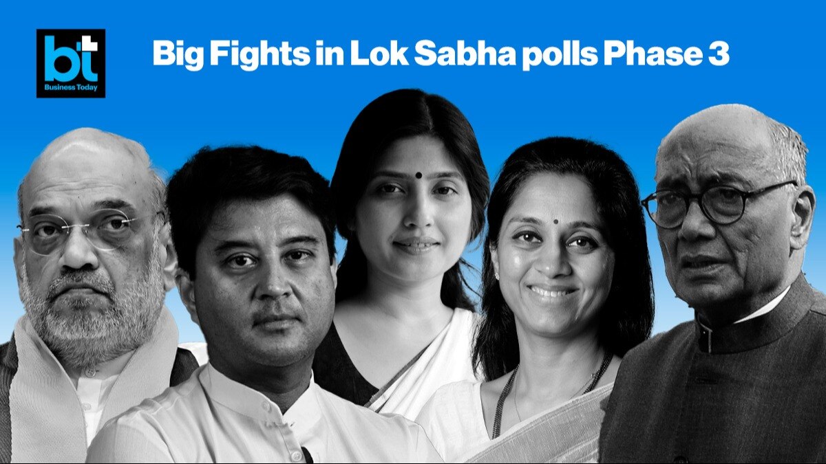 The seats to watch in this phase are Gandhinagar in Gujarat, Mainpuri in Uttar Pradesh, Baramati in Maharashtra as well as Guna and Rajgarh in Madhya Pradesh. The seats to watch in this phase are Gandhinagar in Gujarat, Mainpuri in Uttar Pradesh, Baramati in Maharashtra as well as Guna and Rajgarh in Madhya Pradesh.