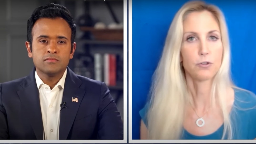 Vivek Ramaswamy reacts to Ann Coulter's comment on his ancestry Vivek Ramaswamy reacts to Ann Coulter's comment on his ancestry