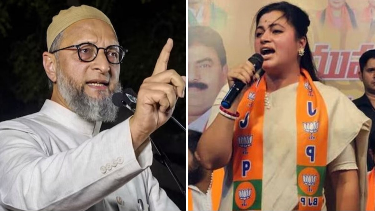 Battle heats up in Hyderabad: 'Take an hour, not scared,' Owaisi responds to BJP's Navneet Rana 