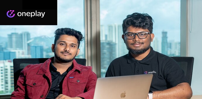 Harshit Jain and Abhik Saha (Co-Founders at OnePlay) Harshit Jain and Abhik Saha (Co-Founders at OnePlay)