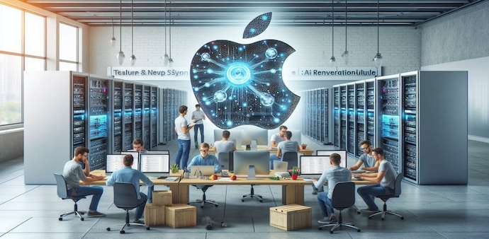 During an earnings conference call last week, the Apple CEO argued that the tech giant would have an edge in AI. During an earnings conference call last week, the Apple CEO argued that the tech giant would have an edge in AI.