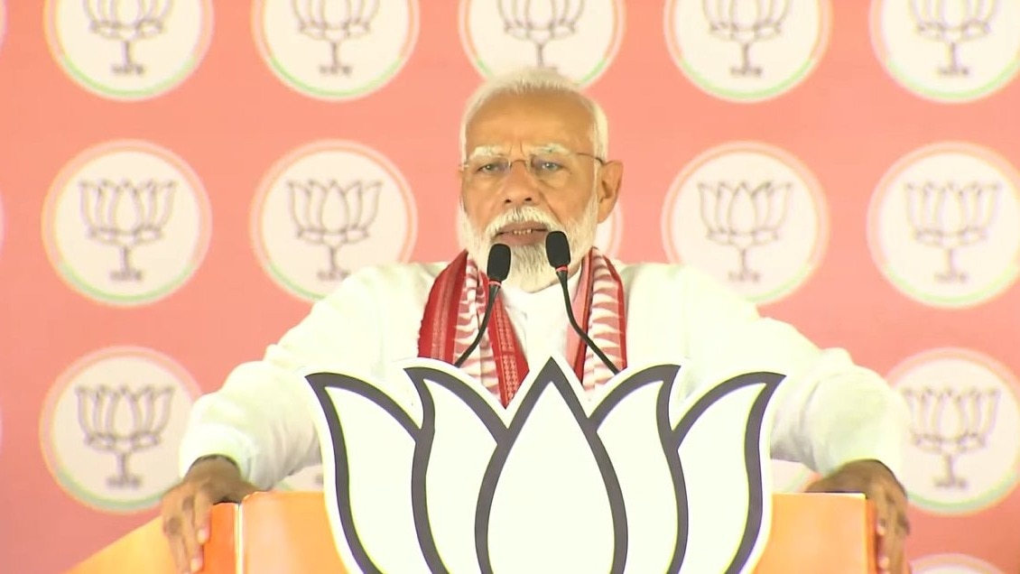 The PM is on a two-day poll campaign tour of Odisha and will be addressing three rallies in the state. The PM is on a two-day poll campaign tour of Odisha and will be addressing three rallies in the state.