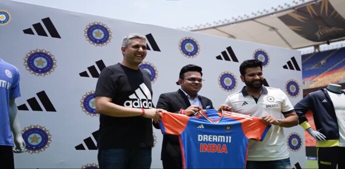 T20 World Cup 2024: New India's jersey, training kit unveiled; take a look T20 World Cup 2024: New India's jersey, training kit unveiled; take a look