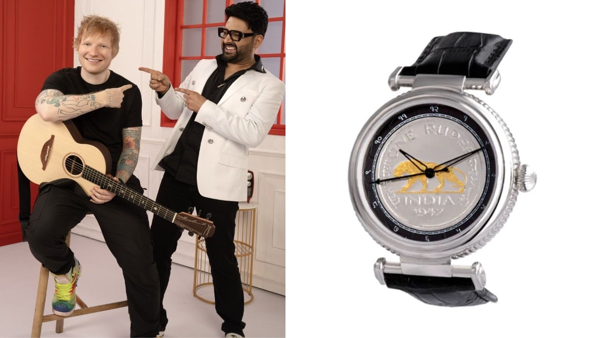 Ed Sheeran wearing the Devanagari Baagh Steel by the Jaipur Watch Company Ed Sheeran wearing the Devanagari Baagh Steel by the Jaipur Watch Company