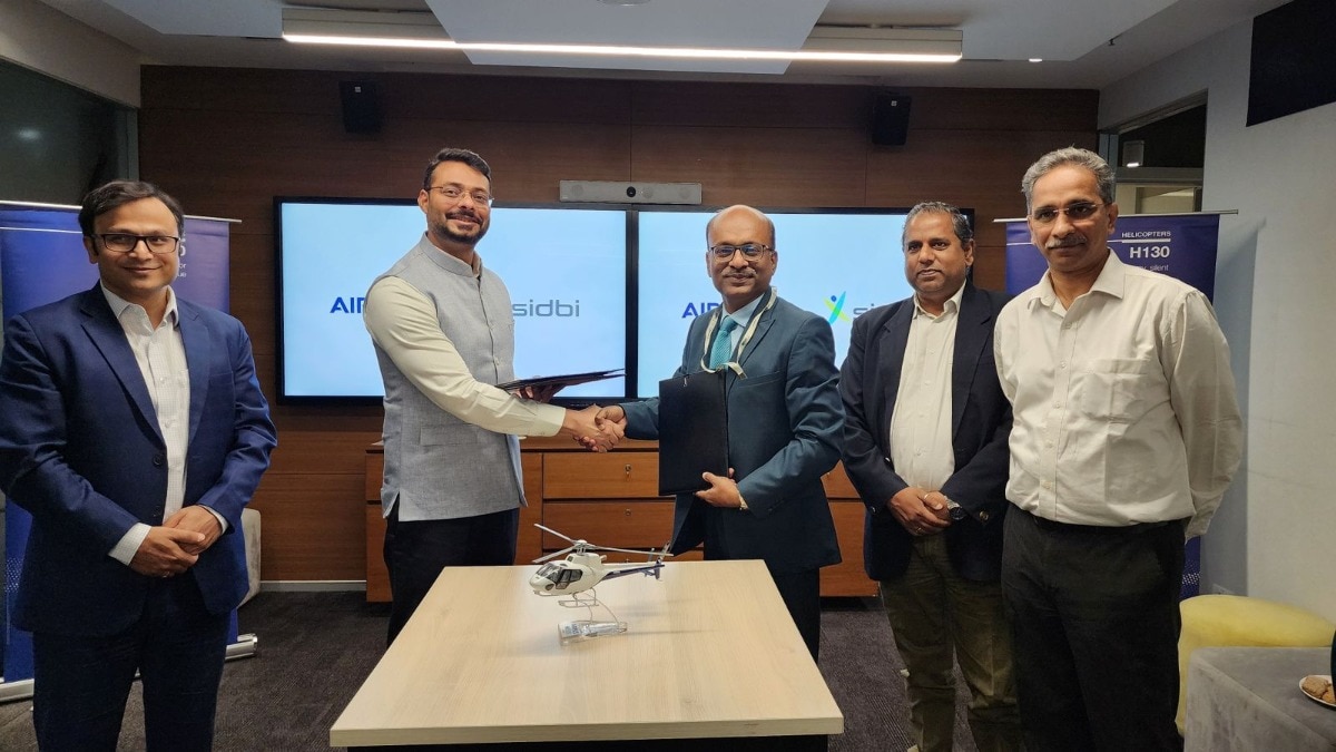 The MoU was signed by Rahul Priyadarshi, Chief General Manager, SIDBI and Sunny Guglani, Head of Airbus Helicopters, India and South Asia. The MoU was signed by Rahul Priyadarshi, Chief General Manager, SIDBI and Sunny Guglani, Head of Airbus Helicopters, India and South Asia.