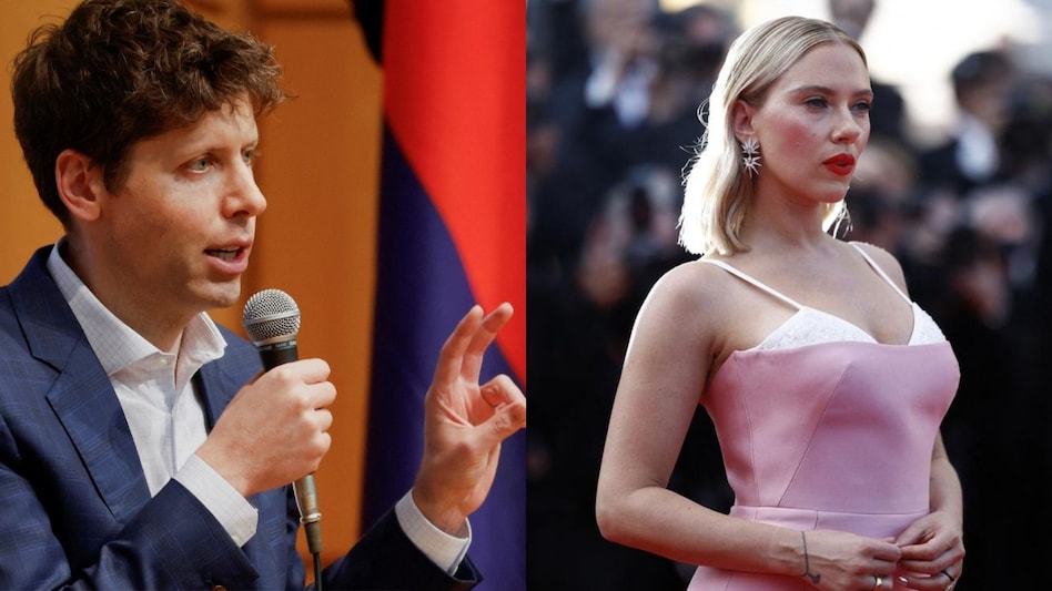Sam Altman and Scarlett Johansson Sam Altman and Scarlett Johansson
