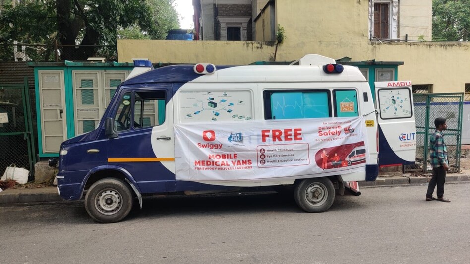 Swiggy's Mobile Medical Van Swiggy's Mobile Medical Van