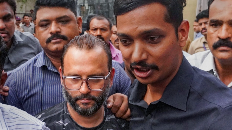 Pune Porsche crash: Accused minor's father Vishal Agarwal brought to the police after his arrest (PC: PTI) Pune Porsche crash: Accused minor's father Vishal Agarwal brought to the police after his arrest (PC: PTI)