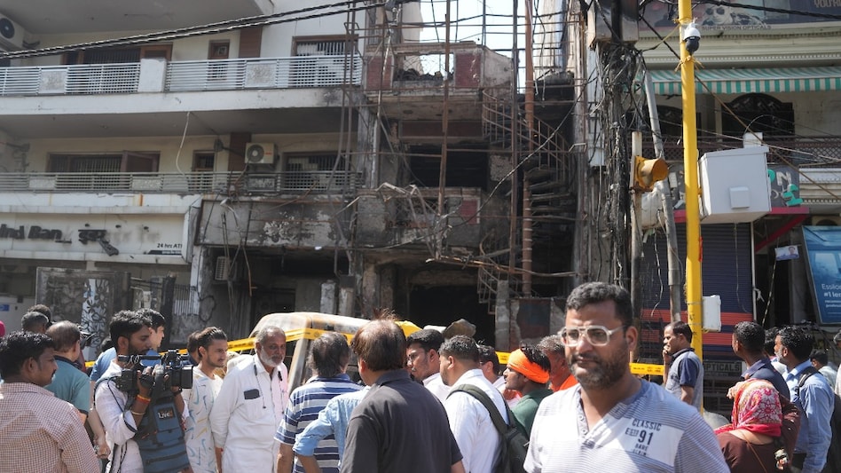 officials of the Delhi Fire Services said the blaze broke out at the Baby Care New Born Hospital at around 11:30 pm on May 25 and soon spread to two other adjacent buildings. (Photo: PTI) officials of the Delhi Fire Services said the blaze broke out at the Baby Care New Born Hospital at around 11:30 pm on May 25 and soon spread to two other adjacent buildings. (Photo: PTI)