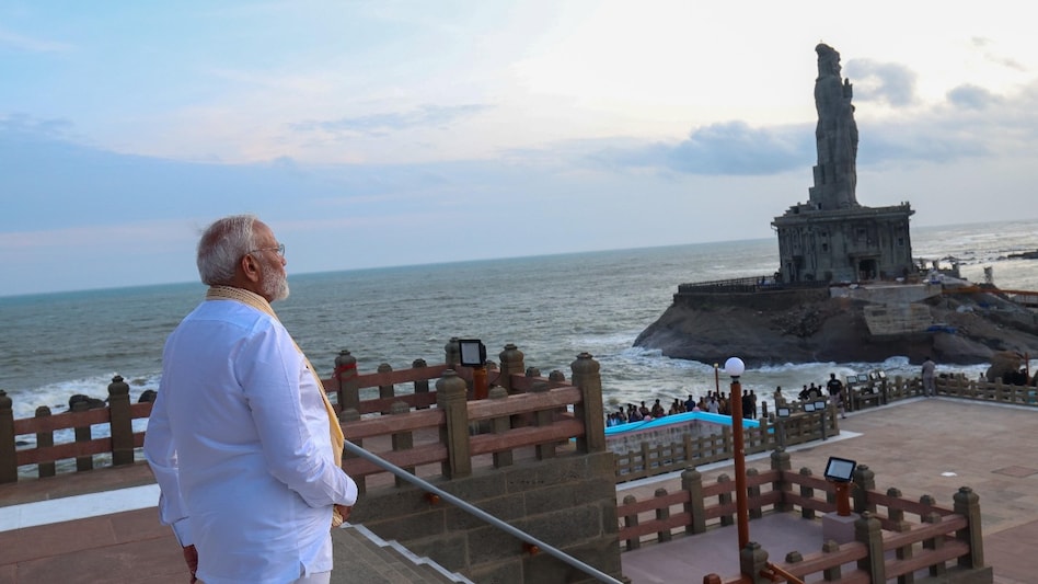 PM Modi Kanniyakumari; to meditate for 45-hours PM Modi Kanniyakumari; to meditate for 45-hours