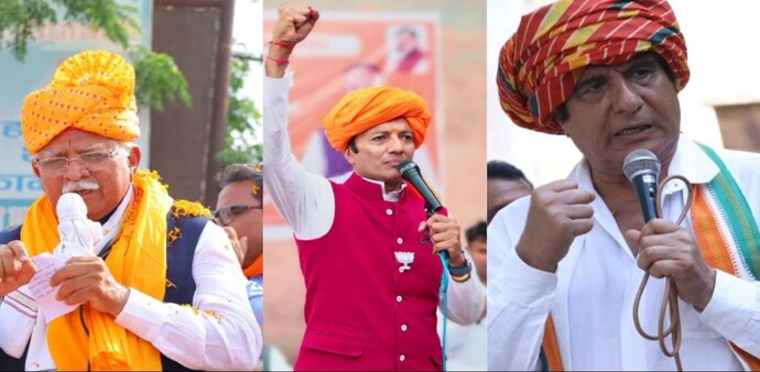 The BJP has gone for former Chief Minister Manohar Lal Khattar from the Karnal seat against Congress' Divyanshu Budhiraja. The BJP has gone for former Chief Minister Manohar Lal Khattar from the Karnal seat against Congress' Divyanshu Budhiraja.