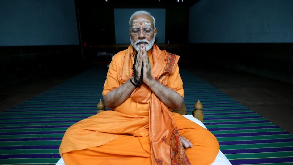 The Prime Minister completed his 45-hour-long sadhana or penance on June 1, the last phase of voting for the Lok Sabha polls 2024. The Prime Minister completed his 45-hour-long sadhana or penance on June 1, the last phase of voting for the Lok Sabha polls 2024.