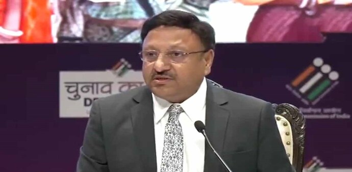 The Chief Election Commissioner highlighted that seizures of Rs 10,000 crore, including cash, freebies, drugs and liquor were made during the 2024 polls compared to Rs 3,500 crore in 2019. The Chief Election Commissioner highlighted that seizures of Rs 10,000 crore, including cash, freebies, drugs and liquor were made during the 2024 polls compared to Rs 3,500 crore in 2019.