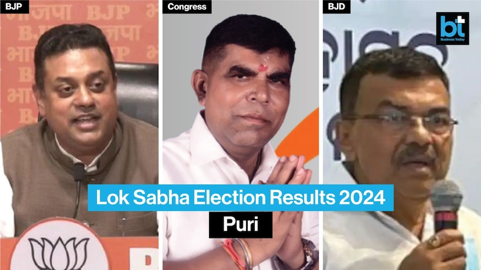 Lok Sabha Election Results 2024: The key contenders for Puri this time are (from left) Sambit Patra (BJP), Jay Narayan Patnaik (Congress), Arup Patnaik (BJD). Lok Sabha Election Results 2024: The key contenders for Puri this time are (from left) Sambit Patra (BJP), Jay Narayan Patnaik (Congress), Arup Patnaik (BJD).