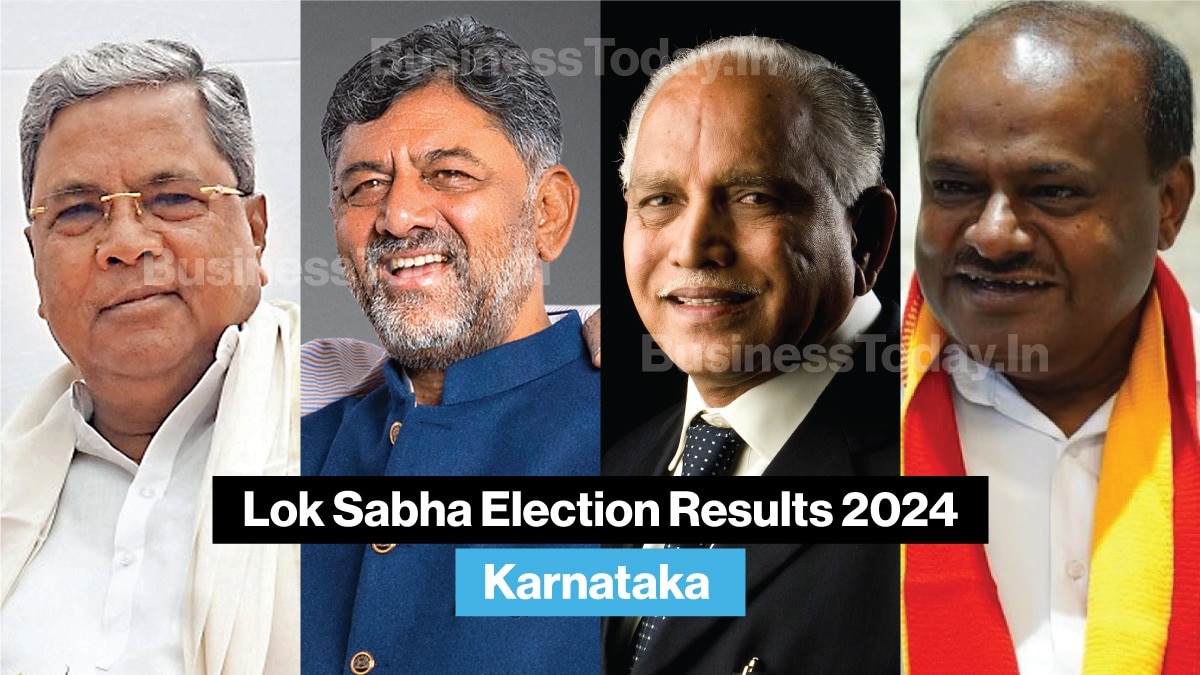 Karnataka Lok Sabha Election Results 2024: Voting in Karnataka took place in two phases on April 26 and May 7 respectively Karnataka Lok Sabha Election Results 2024: Voting in Karnataka took place in two phases on April 26 and May 7 respectively